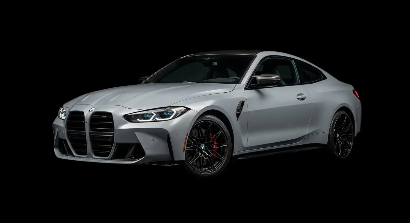 BMW M4 G82 Competition in Brooklyn Grey – Sportwagen mieten Thun